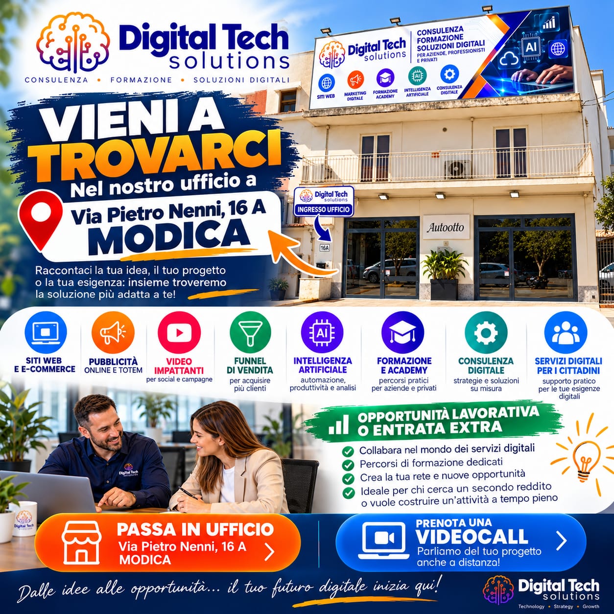 Vieni a trovarci a Modica - Digital Tech Solutions