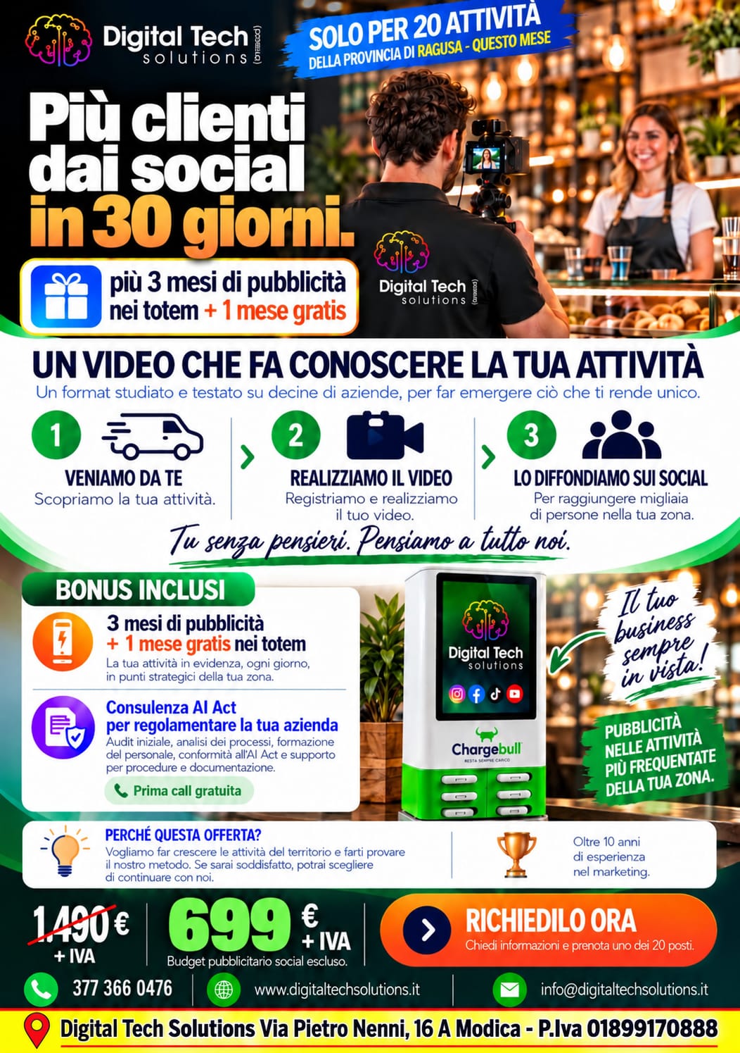 Piu Clienti dai Social